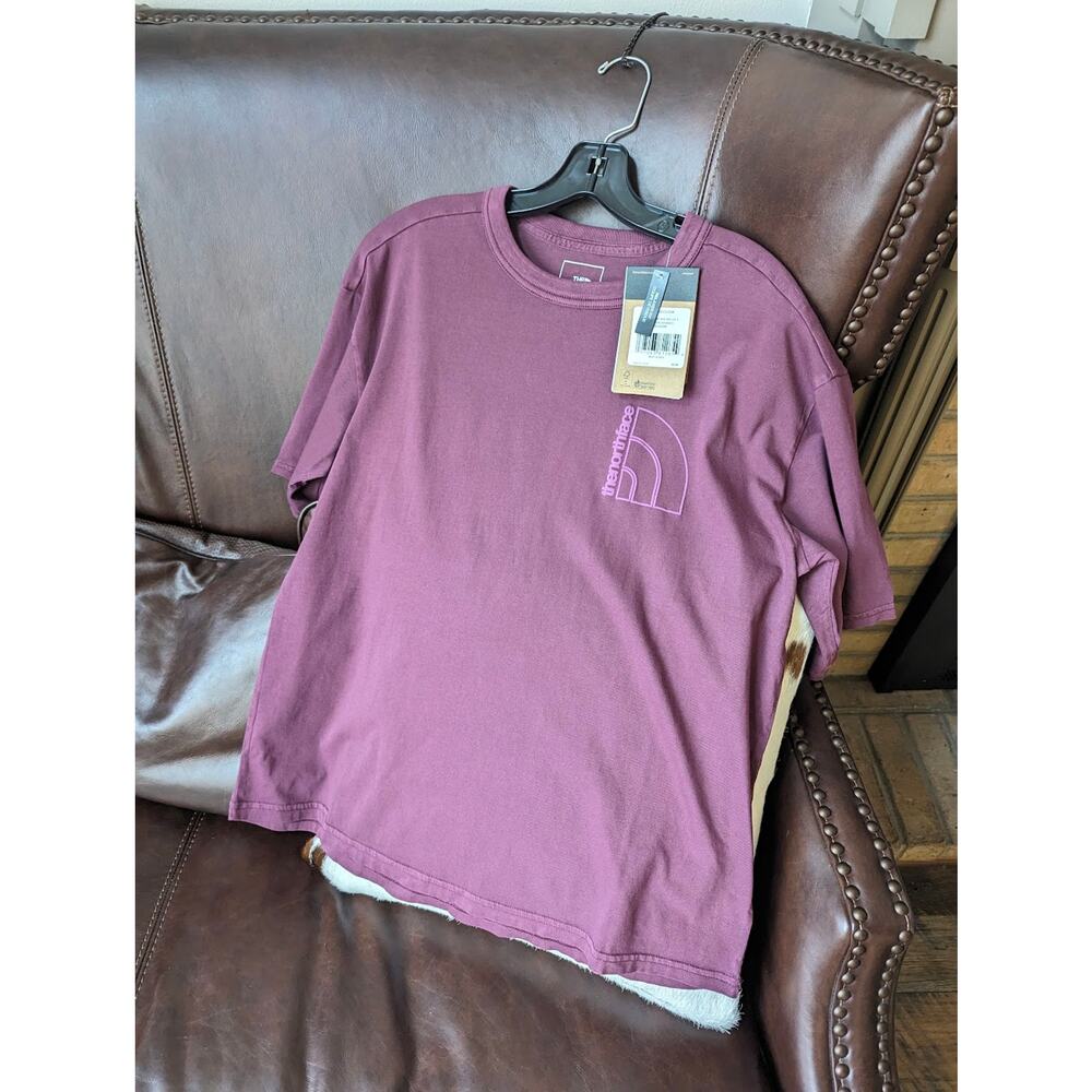 NWT THE NORTH FACE Garment-Dye Tee Women’s S – Boysenberry Purple Cotton T-Shirt